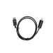 Кабел Lanberg display port (M) V1.1 - > HDMI cable 1m black