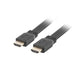 Кабел Lanberg HDMI M/M V2.0 cable 5m 4K flat black