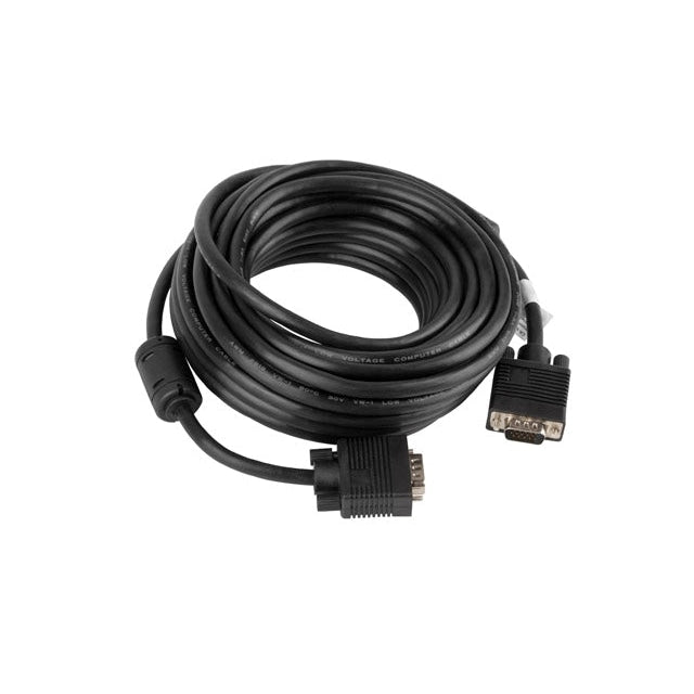 Кабел Lanberg VGA M/M cable 10m dual - shielded 2x