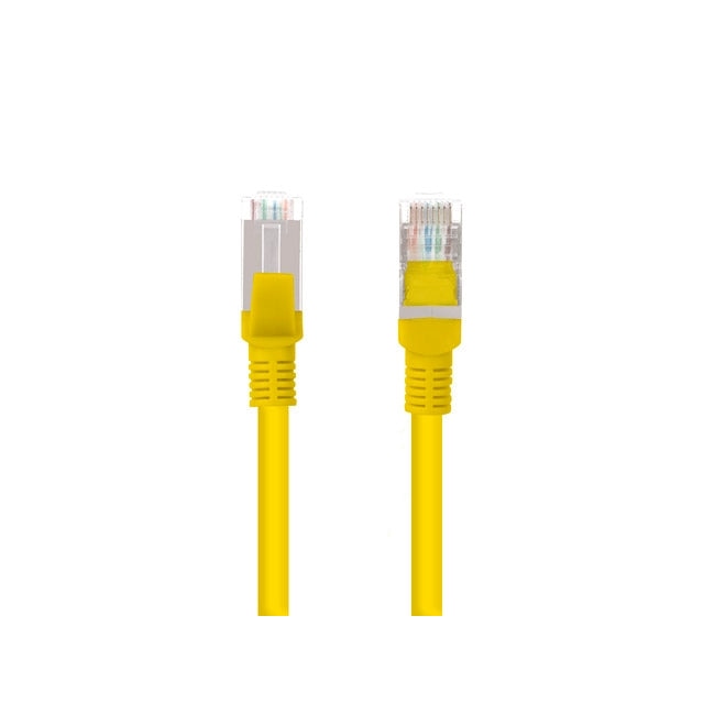 Кабел Lanberg patch cord CAT.5E FTP 0.25m yellow