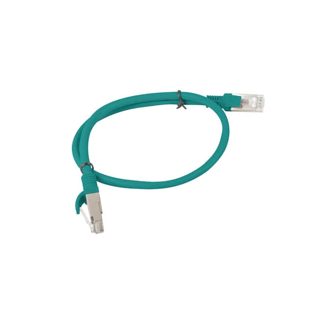 Кабел Lanberg patch cord CAT.5E FTP 0.5m green