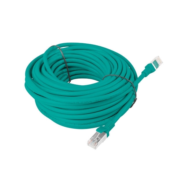 Кабел Lanberg patch cord CAT.5E FTP 15m green