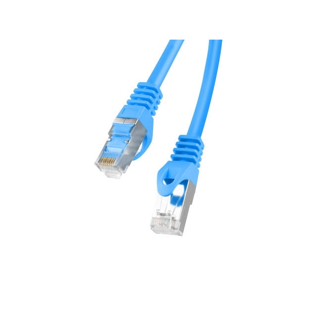 Кабел Lanberg patch cord CAT.6 FTP 0.5m blue