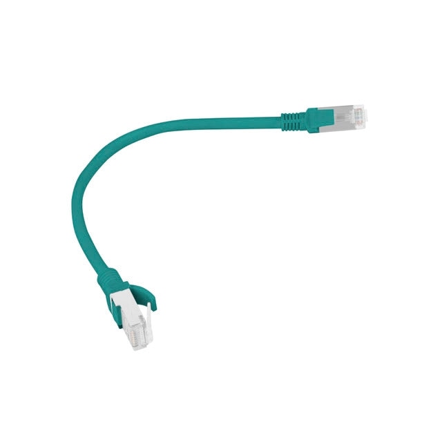 Кабел Lanberg patch cord CAT.5E 0.25m green