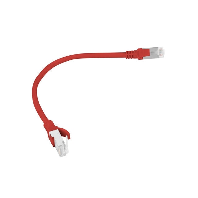 Кабел Lanberg patch cord CAT.5E 0.25m red