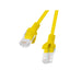 Кабел Lanberg patch cord CAT.5E 0.25m yellow