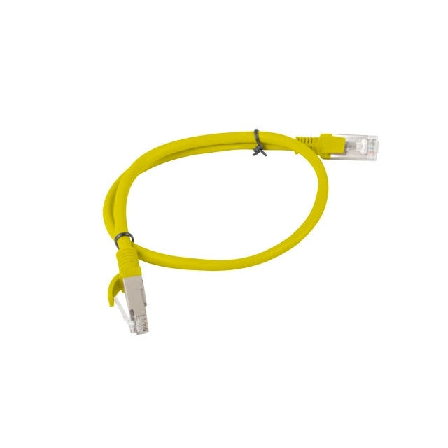 Кабел Lanberg patch cord CAT.5E 0.5m yellow