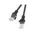 Кабел Lanberg patch cord CAT.5E 1m black