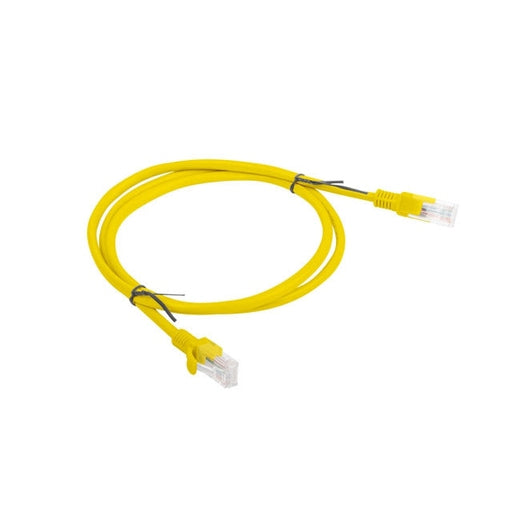 Кабел Lanberg patch cord CAT.5E 1m yellow