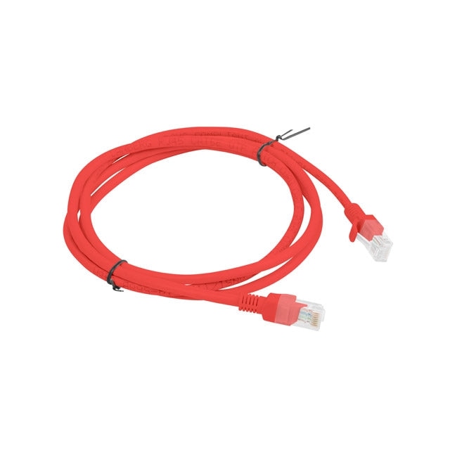 Кабел Lanberg patch cord CAT.5E 1.5m red