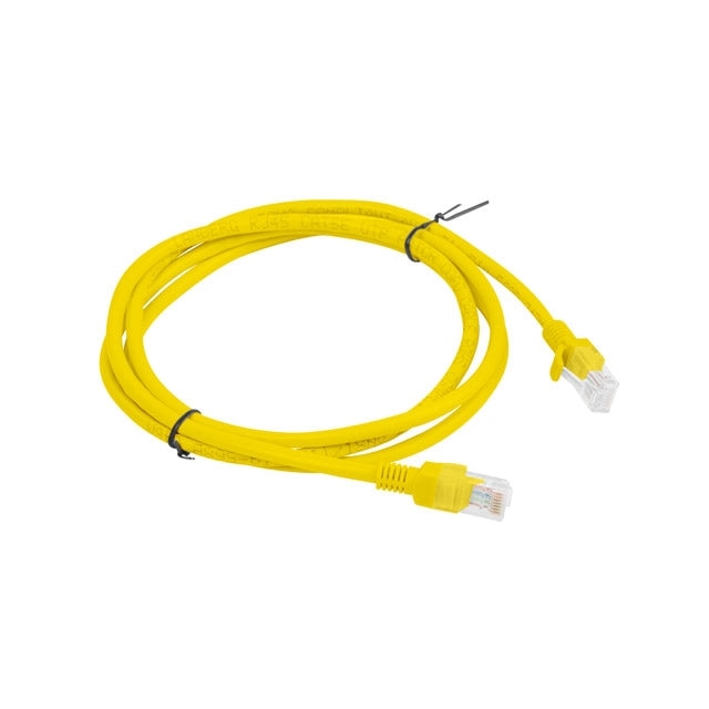 Кабел Lanberg patch cord CAT.5E 1.5m yellow