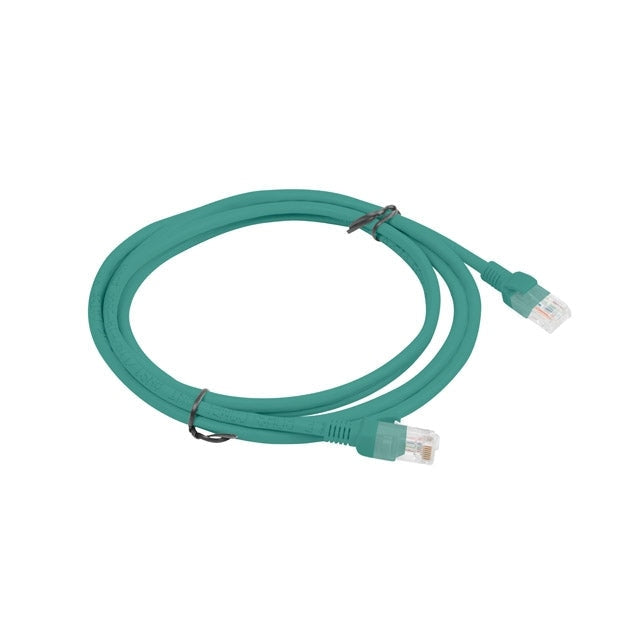 Кабел Lanberg patch cord CAT.5E 2m green