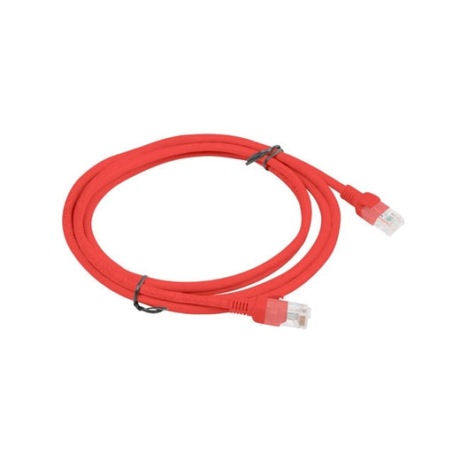 Кабел Lanberg patch cord CAT.5E 2m red