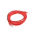 Кабел Lanberg patch cord CAT.5E 3m red