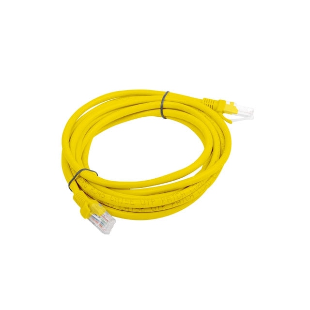 Кабел Lanberg patch cord CAT.5E 3m yellow