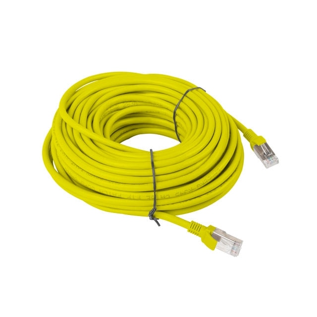 Кабел Lanberg patch cord CAT.5E 20m yellow