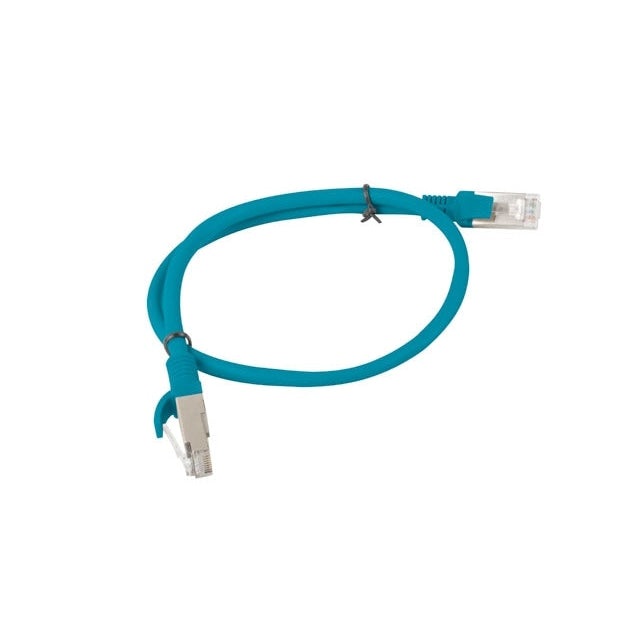 Кабел Lanberg patch cord CAT.6 0.5m blue