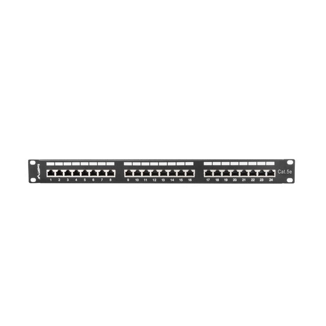 Пач панел Lanberg patch panel 24 port 1U CAT.5E