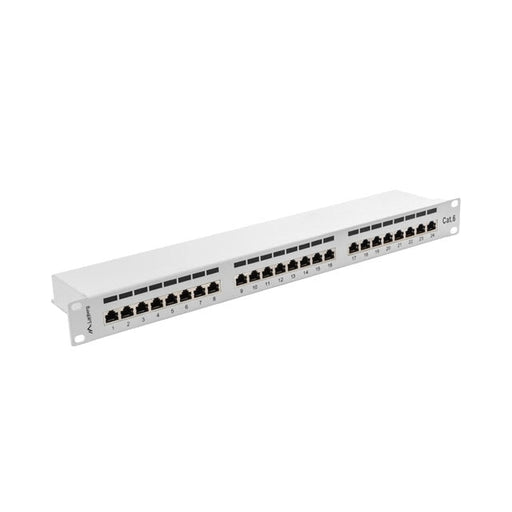 Пач панел Lanberg patch panel 24 port 1U CAT.6 shielded grey