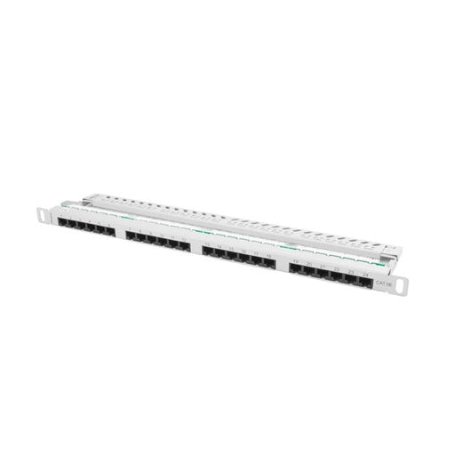 Пач панел Lanberg patch panel 24 port 0.5U CAT.5E grey