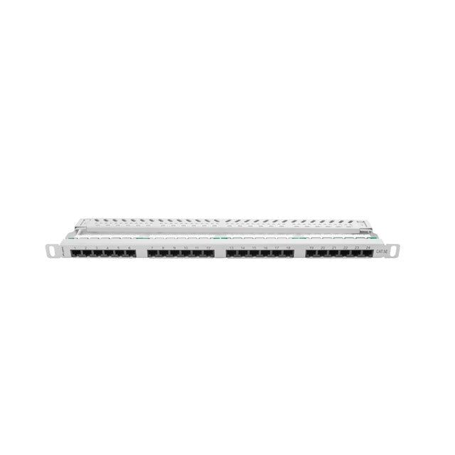 Пач панел Lanberg patch panel 24 port 0.5U CAT.5E grey