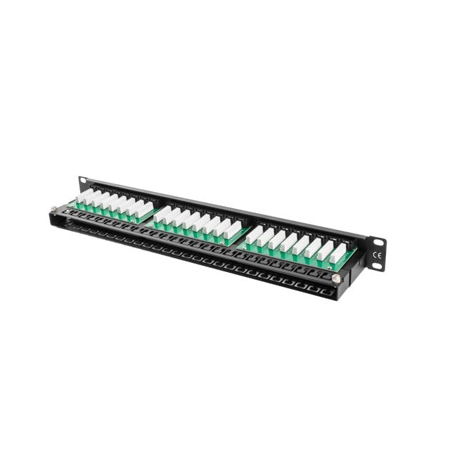 Пач панел Lanberg patch panel 48 port 1U CAT.5E black