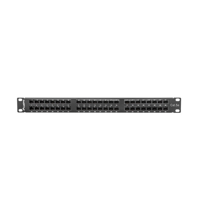 Пач панел Lanberg patch panel 48 port 1U CAT.5E black