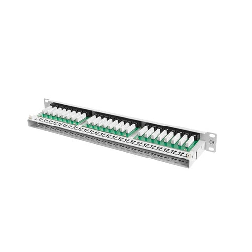 Пач панел Lanberg patch panel 48 port 1U CAT.5E grey