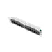 Пач панел Lanberg patch panel 12port 1U 10’ CAT.5E grey