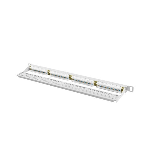 Пач панел Lanberg patch panel 24 port 0.5U CAT.6 grey