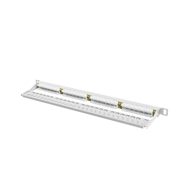 Пач панел Lanberg patch panel 24 port 0.5U CAT.6 grey