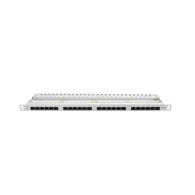 Пач панел Lanberg patch panel 24 port 0.5U CAT.6 grey