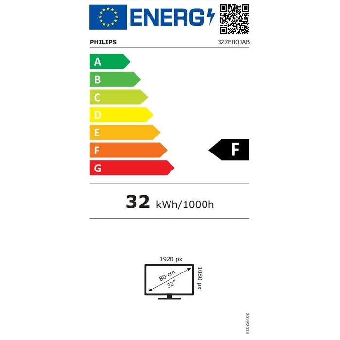 Монитор Philips 327E8QJAB 31.5’ Wide IPS LED 4 ms