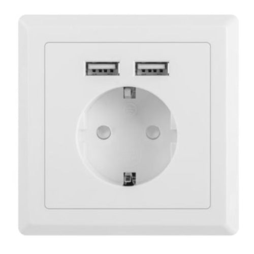 Разклонител Lanberg AC wall socket 230V with 2