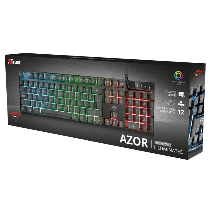 Клавиатура TRUST GXT 835 Azor Gaming Keyboard US