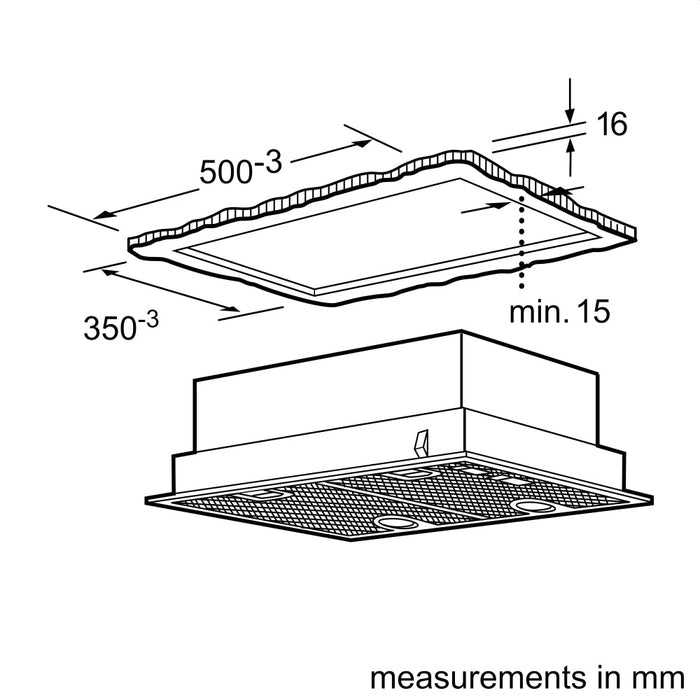 Аспиратор Bosch DHL555BL SER4; Comfort; Canopy