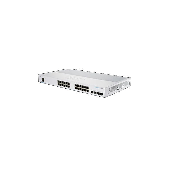 Комутатор Cisco CBS250 Smart 24 - port GE Full PoE 4x1G SFP