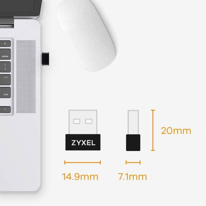 Адаптер ZyXEL NWD6602 EU Dual - Band Wireless AC1200