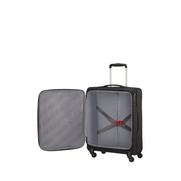 Куфар Samsonite Lite Volt Spinner (4 wheels) 55cm Black/Red