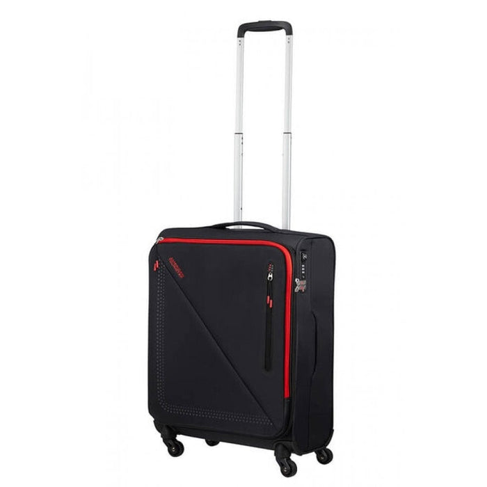 Куфар Samsonite Lite Volt Spinner (4 wheels) 55cm Black/Red