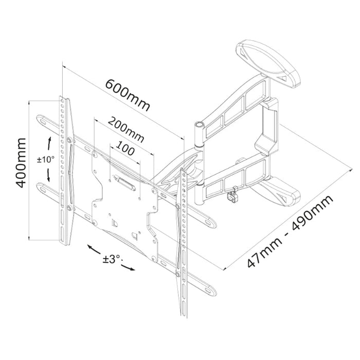 Стойка Neomounts by NewStar Flat Screen Wall Mount (3