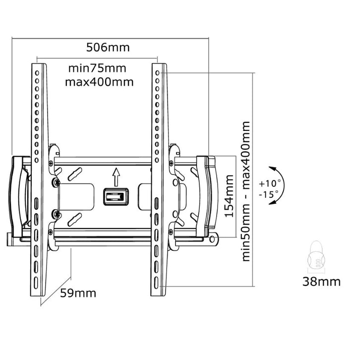 Стойка Neomounts by NewStar Flat Screen Wall Mount