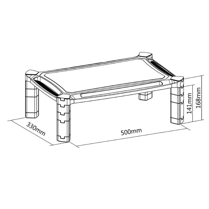 Стойка Neomounts by NewStar Monitor Riser (height