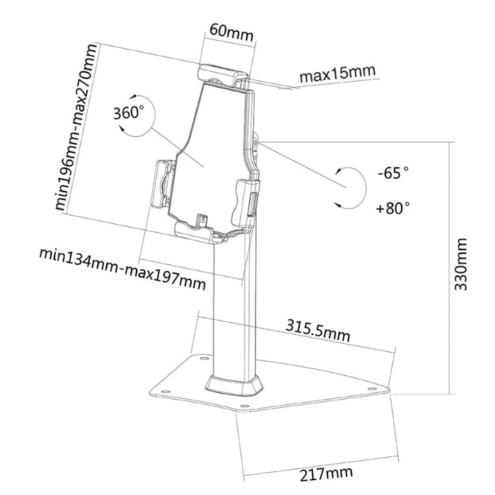 Стойка Neomounts by NewStar Tablet & Smartphone Arm