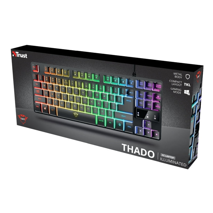 Клавиатура TRUST GXT 833 Thado TKL Gaming Keyboard US