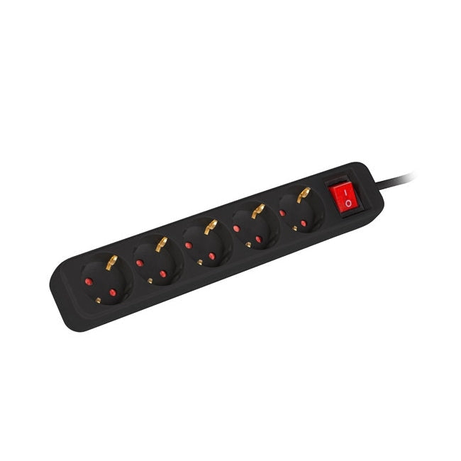 Разклонител Lanberg power strip 1.5m 5 sockets