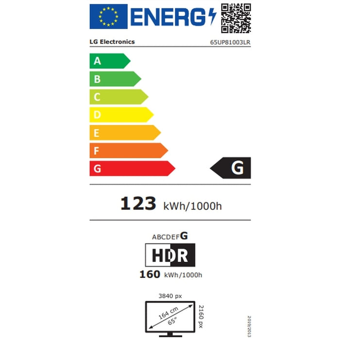 Телевизор LG 65UP81003LR 65’ 4K IPS UltraHD TV