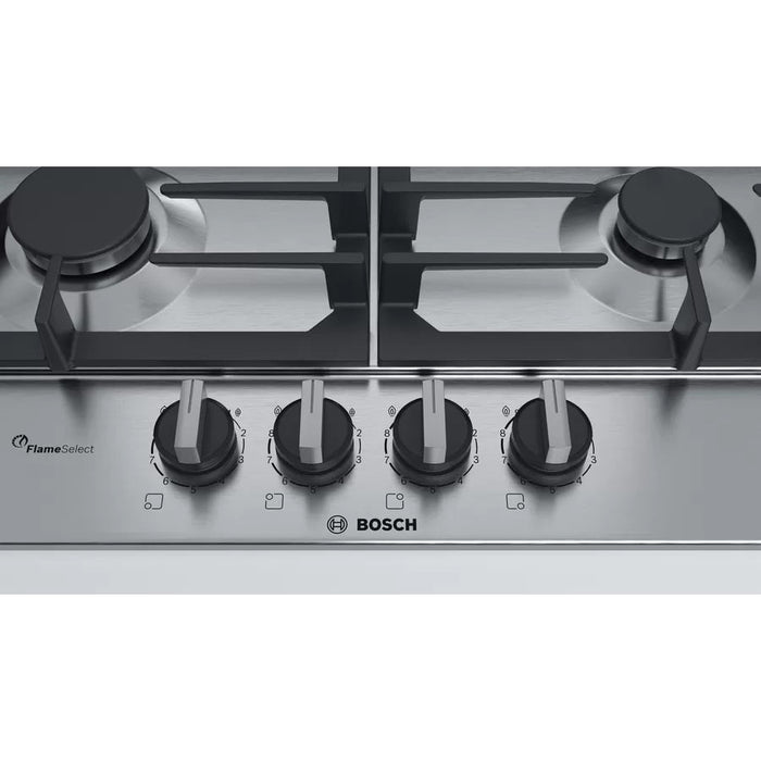 Готварски плот Bosch PCP6A5B90 SER6 Gas hob FlameSelect Inox