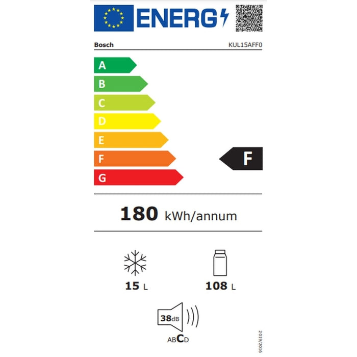 Хладилник Bosch KUL15AFF0 SER6 Built - under