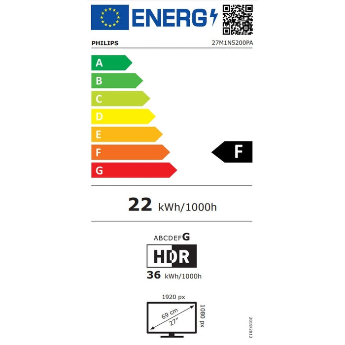 Монитор Philips 27M1N5200PA/00 27’ IPS WLED 1920x1080